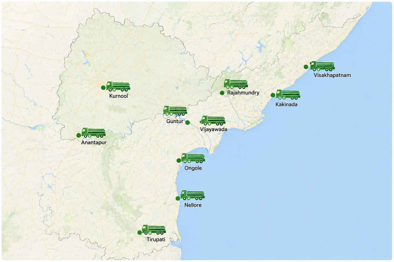 Serving Across Andhra Pradesh